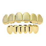 Hip Hop Teeth Grillz Top Bottom Grills Dental Mouth Punk Tooth Caps Cosplay