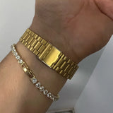 Hip Hop Tennis Bracelet Men CZ 4mm Iced Out Streetwear Jewelry