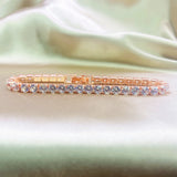 Hip Hop Tennis Bracelet Men CZ 4mm Iced Out Streetwear Jewelry