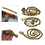 Hip Hop Wallet Chain with Clasp, Biker Trucker Keychain