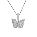 Hip Hop Zircon Pendant Brass CZ Necklace CN413