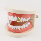 Hip Hop Zircon Teeth Grillz Tooth Cap Dental Grills For Men Women