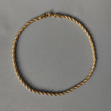 Hip Hop Twisted Chain Chunky Bracelet Stainless Steel Punk Gothic Snake Bangle