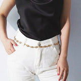Silver Waist Chain Belt for Parties and Dresses