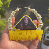 Custom Name Acrylic Hip-hop Earrings