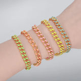 Hip-hop Stainless Steel Cuban Chain Bracelet