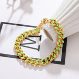 Hip-hop Stainless Steel Cuban Chain Bracelet