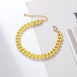 Hip-hop Stainless Steel Cuban Chain Bracelet