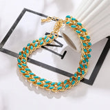 Hip-hop Stainless Steel Cuban Chain Bracelet