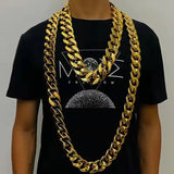 Hip-hop Exaggerated Plastic Necklace Props Big Chain Local Tyrants