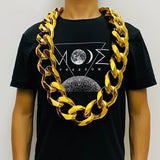 Hip-hop Exaggerated Plastic Necklace Props Big Chain Local Tyrants