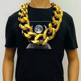 Hip-hop Exaggerated Plastic Necklace Props Big Chain Local Tyrants