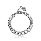 Hip-hop Zircon Bracelets 14K Plated Rapper Souvenir Couple Cuban Chain
