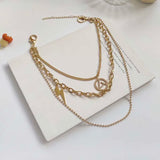 Hip-hop Punk T Bar Pendant Necklace for Women