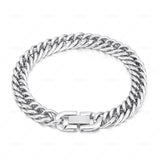 Hip-hop Style Titanium Link Chain Bracelet for Men