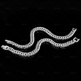 Hip-hop Style Titanium Link Chain Bracelet for Men