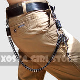 Hip Hop Punk Skull Metal Pants Chain Wallet Key Chain DR02