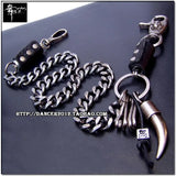 Hip Hop Punk Skull Metal Pants Chain Wallet Key Chain DR02