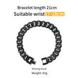 Stainless Steel Hiphop Chain Bracelet for Men
