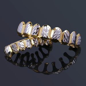 Hip Hop Teeth Cover Double 8 with Flower