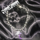 Harajuku Punk Rock Stainless Steel Love Necklace Choker