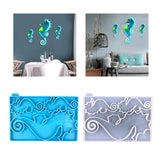 Hippocampus Sea Horse Silicone Mold Fondant Sugarcraft Cake Decor Tools