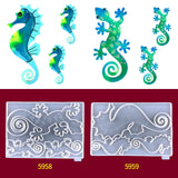 Hippocampus Wall Hanging Decoration Epoxy Resin Mold Silicone Mould