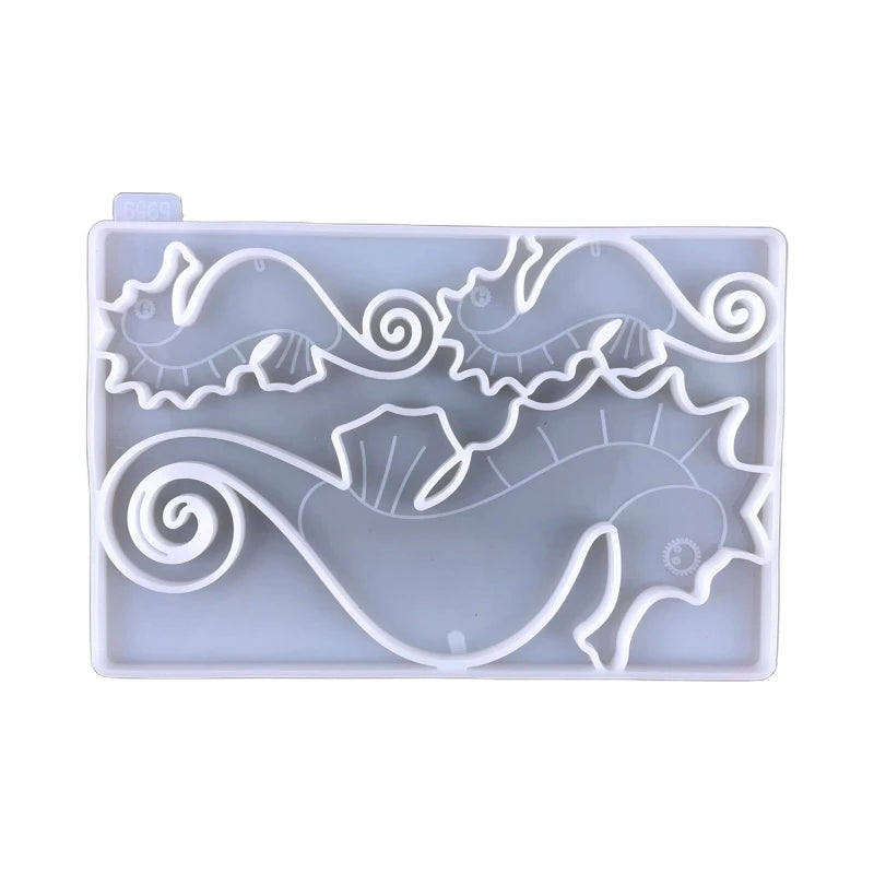 Hippocampus Wall Hanging Decoration Epoxy Resin Mold Silicone Mould