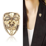 Hipster Clown Mask Brooch Coat Shirt Suit Clothing Accessories