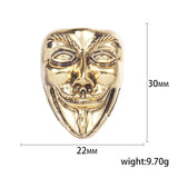 Hipster Clown Mask Brooch Coat Shirt Suit Clothing Accessories