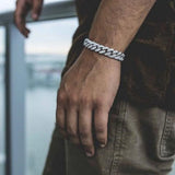 Hipster Full Diamond Chunky Cuban Bracelet