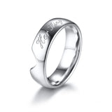 His Queen Her King Stainless Steel Wedding Ring Set