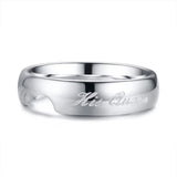 His Queen Her King Stainless Steel Wedding Ring Set