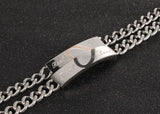 Real Love Stainless Steel Bangle Couple Bracelet Jewelry Gift