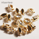 AAA 4x8/5x10mm CZ Marquise Stone Zircon Claw DIY Jewelry