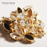 AAA 4x8/5x10mm CZ Marquise Stone Zircon Claw DIY Jewelry