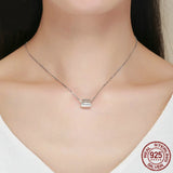 925 Silver Small Bag Pendant Charm Bracelet for Women