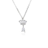 925 Silver Crown Pendant Necklace Chain Choker Gift