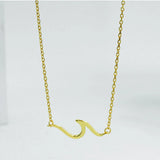 925 Silver Necklace Round Pendants Clavicalis Chain Choker Girl Gift