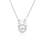 Hiyong Beating Heart Necklace - Sterling 925 Silver Heart Pendant