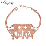 Hiyong Bracelet, Personalized Nameplate Women Jewelry Bangle Bracelet