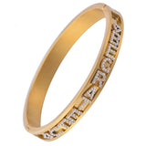 Hiyong Letter Bangle, Name Bangle Charm Bracelets