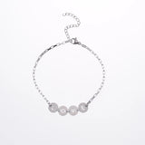Hiyong Personalized Disc Letter Bracelet Charm Name Jewelry