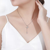 925 Silver Necklace Moon Pendant Star Pendant Necklace Women