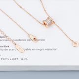 Hiyong 925 Silver Waist Pendent Necklace Wedding Jewelry