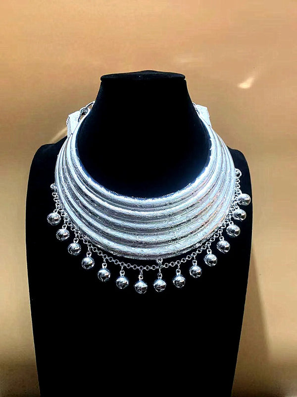 Hmong Collar Man & 5 Layer Necklace Xauv Miao Year Dance Party