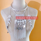Hmong Miao Adult Xauv Dance Party Collar Necklace Jewelry