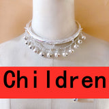 Hmong Miao Kid Xauv Dance Party Collar Necklace Jewelry