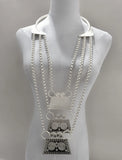Hmong One Layer Collar Miao Necklace Xauv Jewelry Man Dance Happy Year Gift