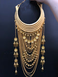 Hmong Woman Collar Necklace Miao Jewelry Five Layer Dance